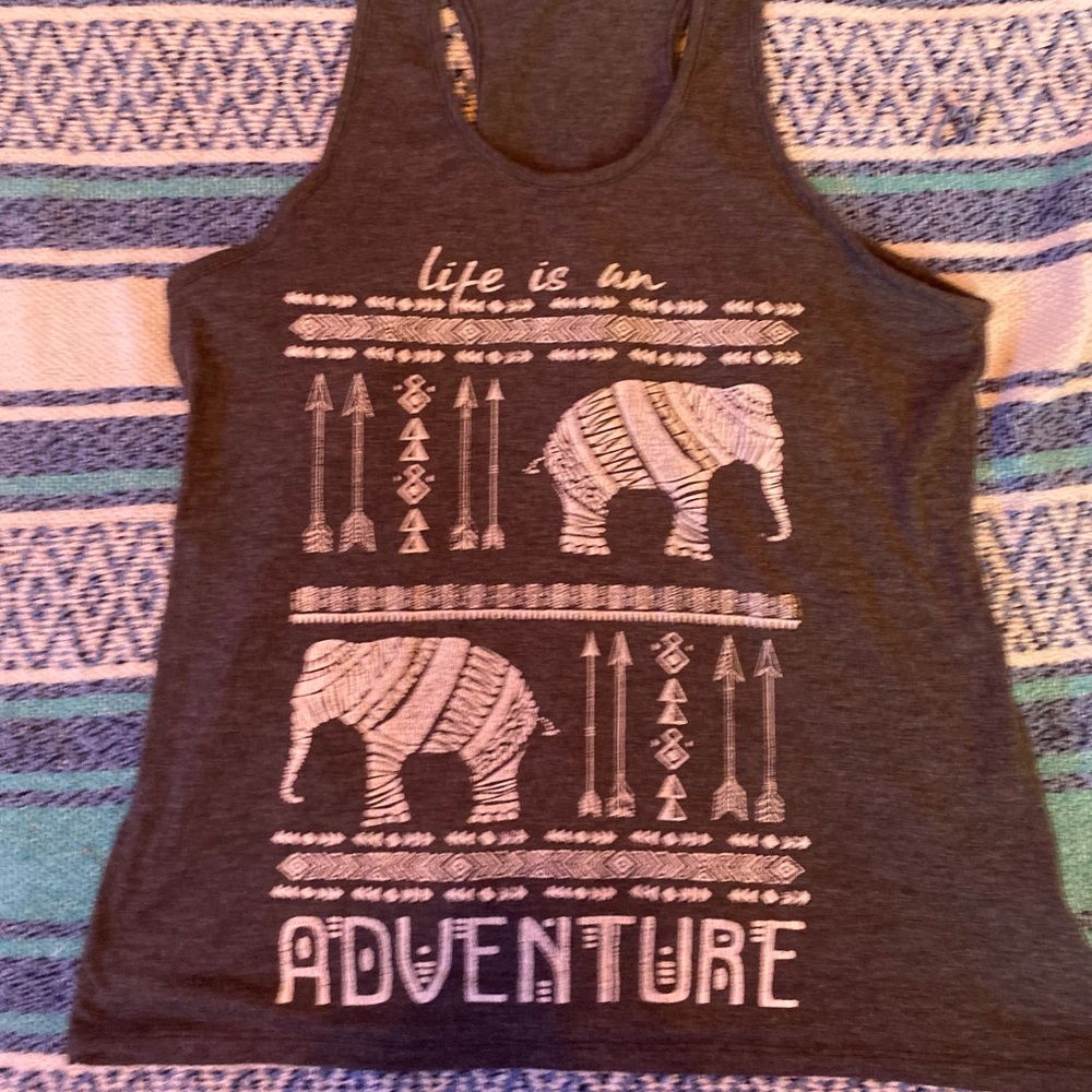 Life is an adventure tank top